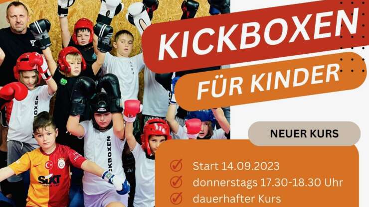 Neues Sportangebot: Kickboxen für Kinder ab 8 Jahren